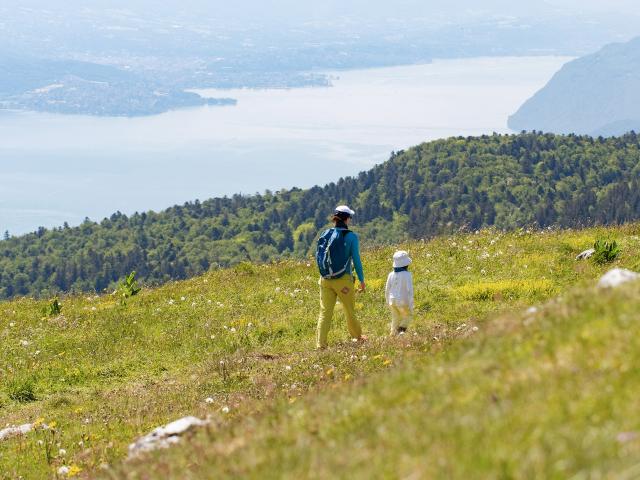 Randonneurs sur le Grand Colombier