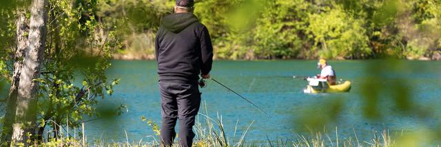 Pêche au lac de Virieu le Grand