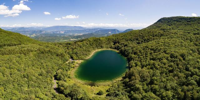 Panorama sur le Lac d'Ambléon