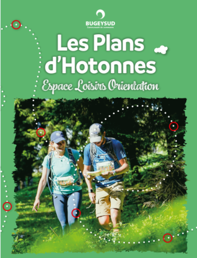 Parcours permanents de l'Espace Loisirs Orientation des Plans d'Hotonnes
